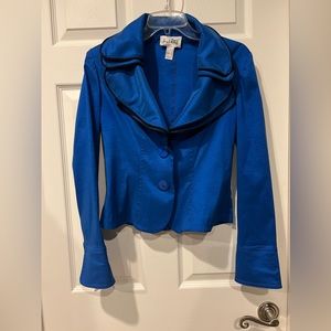 Women's Joseph Ribkoff Blue Taffeta Jacket